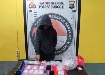 Mama Muda di Banggai Simpan Narkoba Hampir Setengah Kilo 