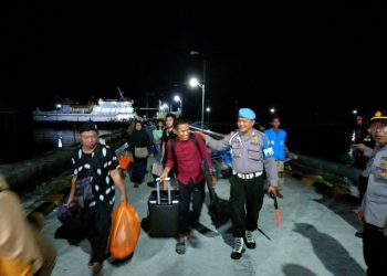 Polisi Tingkatkan Pengamanan Arus Mudik Jalur Laut di Pagimana