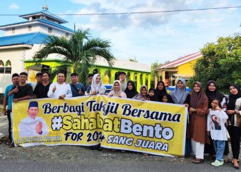 Sahabat Bento Berbagi Takjil dan Sarung di Kecamatan Masama Banggai