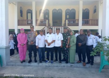 Kapolsek Hadiri Sertijab dan Pisah Sambut Camat Nuhon