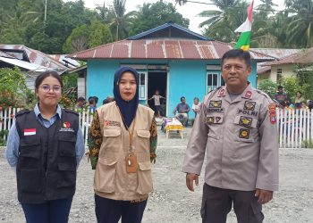 Polsek Bunta Amankan Kampanye Calon Anggota DPD RI Dapil Sulteng