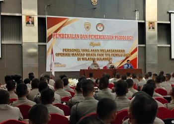 902 Personel Polda Sulteng Ikuti Bimbingan Psikologi dan pemeriksaan Kesehatan, Jelang Pengamanan TPS