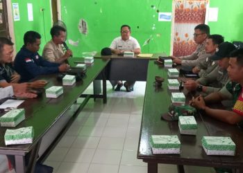 Polsek Bunta Bersama Forkopimcam Cek Kesiapan Gudang Logistik Pemilu