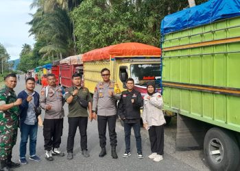 Polres Banggai Kawal Ketat Distribusi Logistik Pemilu Fase Pertama ke 8 Kecamatan