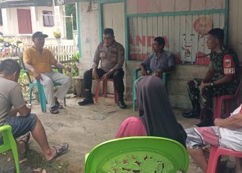 Kapolsek Bunta dan Forkopimcam Simpang Raya Berhasil Mediasi Penyegelan Kantor Desa Koninis