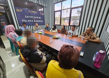 Polres Banggai Lakukan Diversi Kasus Penganiayaan Melibatkan Pelajar