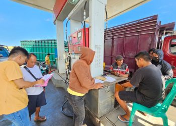 Polres Banggai Perketat Pengawasan di SPBU, Antisipasi Kecurangan Jelang Mudik Lebaran 2024