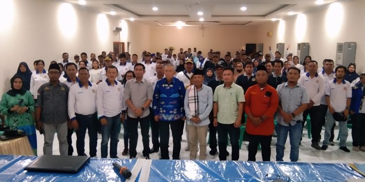Rapat koordinasi Pabpdsi kabupaten Banggai, Sulawesi tengah di hotel dinasty Luwuk. (Dok.Kilasbanggai.com)