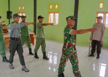 Pemdes Mantan A Laksanakan Penguatan dan Peningkatan Kapasitas Satlinmas