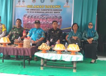 Demangan Jaya Bunta Ikut Lomba Desa Tingkat Kabupaten