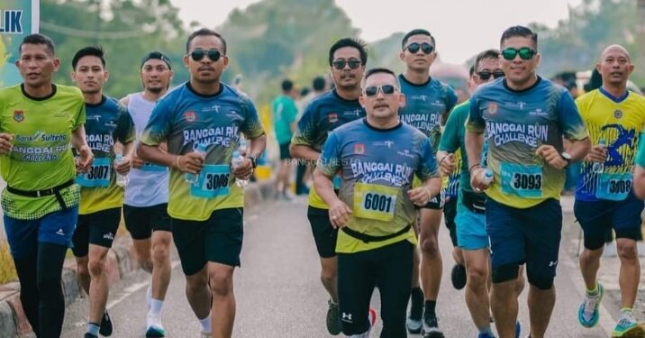 Nampak banggai run challenge 2024 bertajuk melalui run de toili yang digelar sebelum bulan puasa. (foto : Ist)