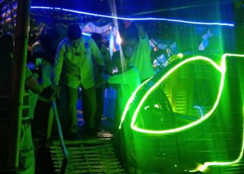 Wabup Furqanudin Kunjungi Stand Yang Punya Kerajinan Tangan Helikopter di Bunta Expo