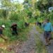 Pemdes Doda Bunta Bersama Masyarakat Lakukan Pembersihan Jalan Hingga ke Dusun Terpencil