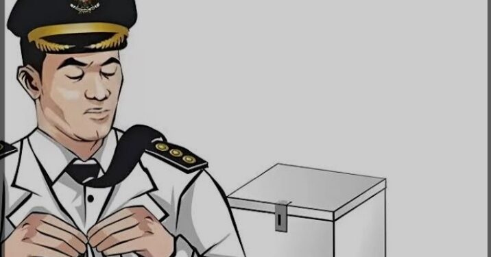 Ilustrasi kepala desa.