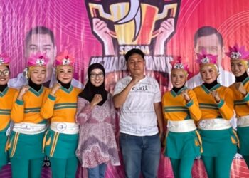 Puskesmas Bunta Jawara Senam SKJ Kejuaraan Tarkam Kemenpora di Luwuk