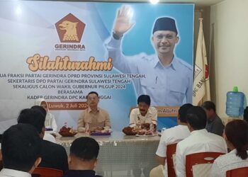 Abdul Karim Aljufri Jalin Silaturahmi dengan Kader Gerindra Banggai