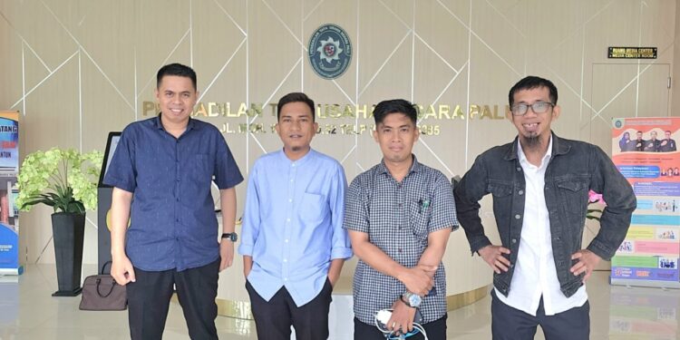 Tim Kuasa Hukum  Jati Centre Saat Menghadiri Persidangan Persiapan di PTUN Palu (Kamis, 4 Juli 2024)