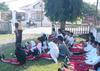 Semangati Pakibra, Kapolsek Bunta Berikan Motivasi