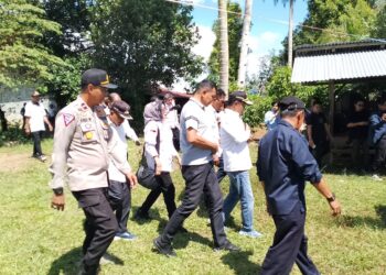 Kunker Gubernur Sulteng di Desa Sumber Agung Didampingi Kapolsek Nuhon