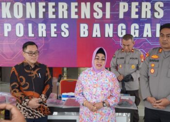 Kunker, Ketua Komisi 1 DPRD Sulteng Apresiasi Polres Banggai Ungkap Kejahatan Narkoba
