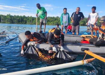 Tim SAR Gabungan Berhasil Temukan Korban Tenggelam di Laut Bunta Banggai