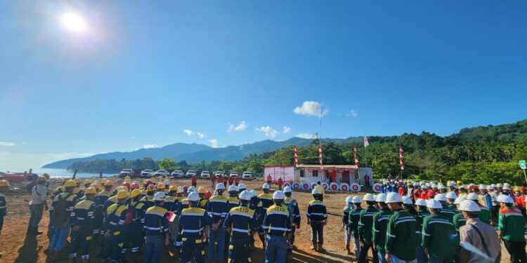 Karyawan PT KFM gelar upacara bendera peringati HUT RI ke 79. 17 Agustus 2024 (Dok.ist)