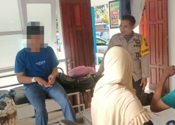 Pelajar Tabrak Bocah Pejalan Kaki di Bunta, Polisi Cek TKP