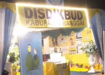 Diduga Langgar Netralitas, Stan Disdikbud Banggai Putar Lagu AT-FM Sekali Lagi