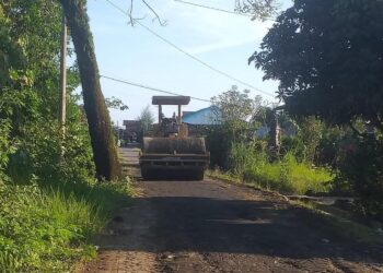 Tak Banyak Bicara, Sulianti Murad Langsung Perbaiki Jalan Rusak di Desa Jaya Kencana