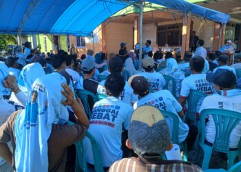 Meski Diancam Tak Dapat Bantuan Pemerintah, Warga Moilong Tetap Dukung Sulianti Murad-Samsul Bahri Mang