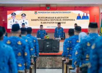 Melalui Muskab, Syafrudin Hinelo Terpilih sebagai Ketua KORPRI Kabupaten Banggai Periode 2025-2029