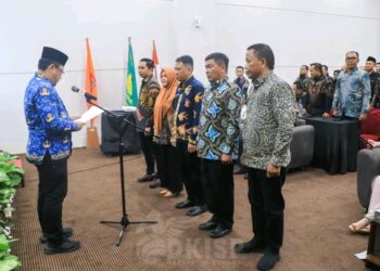 Hadiri Pengukuhan KORPRI, Bupati Amirudin: Mari Berbuat Terbaik Untuk Daerah Ini