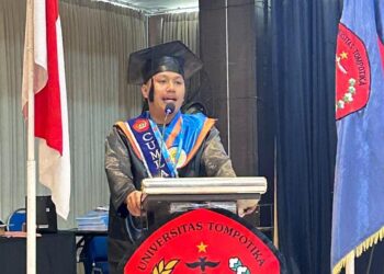 Untika Luwuk Gelar Wisuda Angkatan XXXI, Dandi Abidina Jebolan FISIP Jadi Wisudawan Terbaik