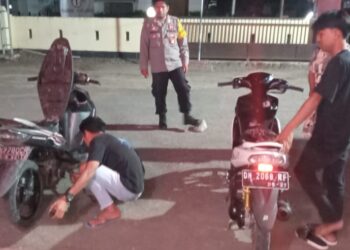 Ciptakan Kampanye Damai, Polsek Bunta Amankan Tiga Motor Knalpot Bogar