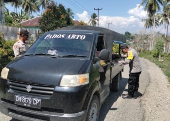 Antisipasi Kamtibmas Jelang Kampanye Akbar Polres Banggai Rutin Razia
