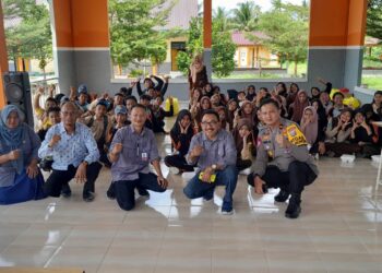 Kapolsek Sosialisasi Bahaya Narkoba ke Pelajar Kecamatan Nuhon