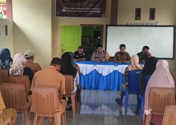 Menindaklanjuti Intruksi Presiden RI Menyanyikan Lagu Indonesia Raya, Pemdes Hion Gelar Rapat