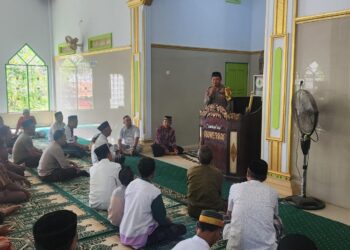 Sela Sholat Jumat, Kapolsek Bunta Sampaikan Indahnya Silaturahmi Pasca Pilkada
