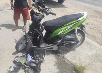 Jalan Berlubang di Desa Boyou Banggai Makan Korban