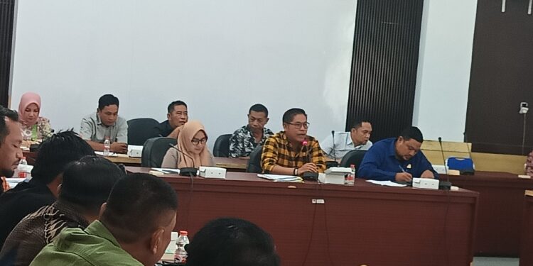 Rapat Dengar Pendapat (RDP) masalah lahan di 3 Perusahaan pertambangan nikel di kabupaten Banggai, Sulawesi tengah. (Dok.Kilasbanggai.com)