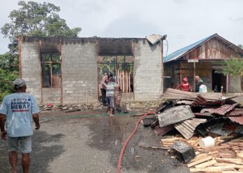 Rumah Pedagang Siomay di Toili Banggai Terbakar, Kerugian Capai Rp100 Juta