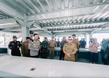 Bupati Amirudin Bersama Forkopimda Tinjau Pelabuhan Rakyat dan Kesiapan Bangunan Baru Pasar Simpong Luwuk