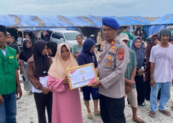 Polres Bangkep Gandeng GP Ansor, Banser Dan Mahasiswa Unismuh Laksanakan Baksos Polri Presisi Tahap 2