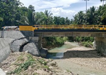 Baru Rampung, Jembatan Senilai Rp2,5 Miliar di Nambo Banggai Sudah Rusak