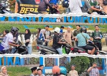 Universitas Tompotika Luwuk Gelar Pembagian Takjil dan Buka Puasa Bersama