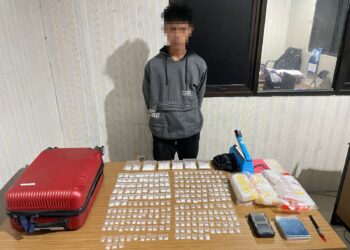 Polisi Tangkap Seorang Mahasiswa Bawa 260 Paket Sabu di Luwuk Banggai