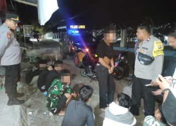 Ganggu Ketentraman Ramadhan, Polisi Amankan 9 Pemuda di Luwuk