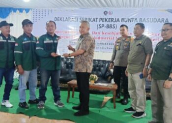 Wabup Banggai Hadiri Deklarasi Serikat Pekerja Bunta Basudara