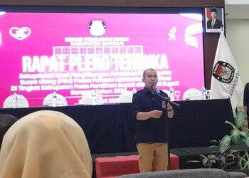 KPU Banggai Gelar Rapat Pleno Rekapitulasi Perolehan Suara PSU Toili dan Simpang Raya