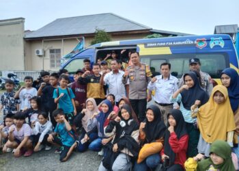 Kapolsek Bunta Lepas Kontingen Karate Inkanas Menuju Kejuaraan Antar Dojo Banggai